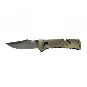 Eco Lounge Sog Trident Çakı 21,5 cm Deri Kılıflı , Kemerlikli