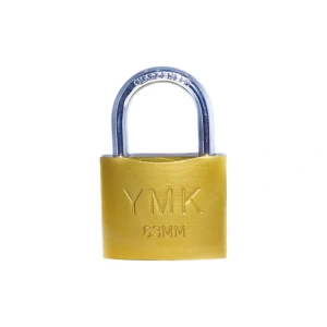 Eco Lounge YMK Eko Sarı Boyalı Kısa Kancalı Asma Kilit 50mm