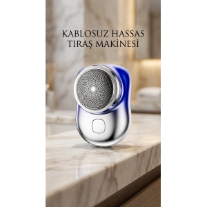 Erkek Bakım İçin Şarjlı Traş Makinesi Çift Başlıklı