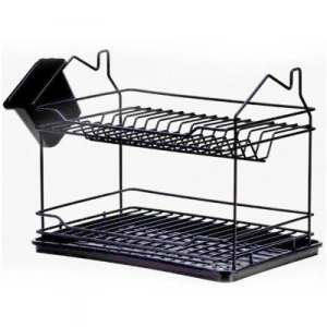 ,EVİM 2 KATLI TABAKLIK SİYAH (5468)