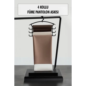 Füme Pantolon Askısı & Dolap Düzenleyici Askı
