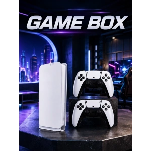 Game Box 3D Çift Oyun Kollu 4K HD Ekran 20000den Fazla Oyun Seçeneği 2.4G Kablosuz