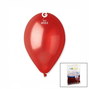 GM-110-53 METALİK - KIRMIZI BALON 11'' - 28CM - 100 PARÇA (5468)