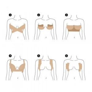 Göğüs Dikleştirme Bandı S Beden 2.5 Cm.