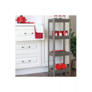 GRİ - ANTRASİT DİKDÖRTGEN RAF ÜNİTESİ PLASTİK (5468)