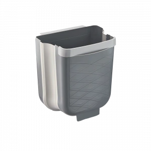 GRİ KATLANABİLİR MUTFAK ÇÖP KOVASI 6LT (5468)