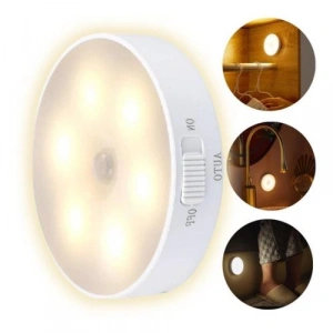 Hareket Sensörü Dolap Altı Aydınlatması USB Şarj Edilebilir LED (5468)