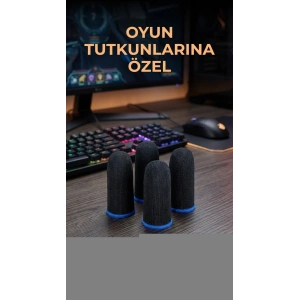 Hassas Kontrol İçin Dayanıklı Oyuncu Parmaklık Eldiven 4lü Set