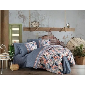 Hobby Kingsize Poplin Nevresim Arella Oranj