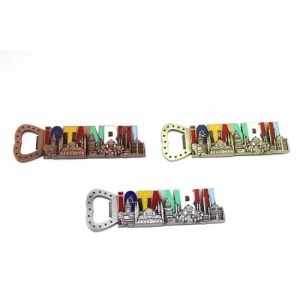 İstanbul Yazısı Metal Magnet Ve Açacak