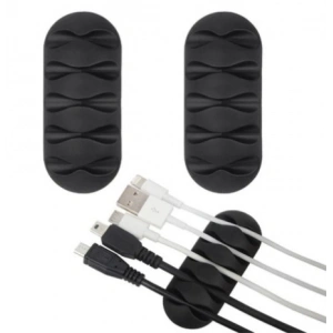 Kablo Tutucu 5 Kanallı 3lü Siyah (5468)