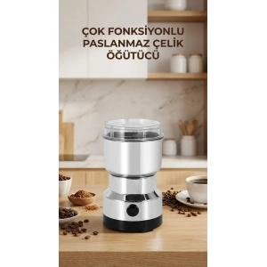 Kahve ve Baharat Öğütücü Ayarlanabilir Öğütme Kapasiteli