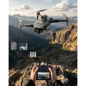 Katlanabilir GPS Destekli Akıllı Drone 4K Kamera Uzun Uçuş Süresi ve Engel Algılama Özellikli