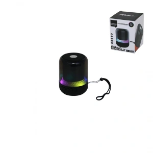 KAVANOZ MODELİ - MİKA GÖVDE BLUETOOTH WİRELESS MİNİ HOPARLÖR SPEAKER USB ŞARJLI - IŞIKLI 5W PL-4445 (5468)