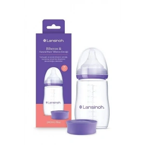 Lansinoh Natural Wave Biberon ve Biberon Emziği 240 ml