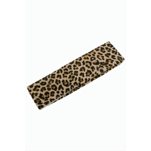Leopar Desenli Saç Bandı 6 cm