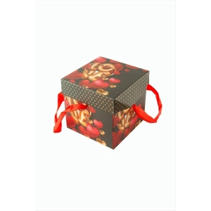Love Yazılı Kare Hediyelik Kutu 10 cm