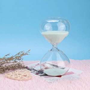 Masaüstü Cam Kum Saati – Estetik Tasarım, Dekoratif Zaman Ölçüm Aleti (5468)