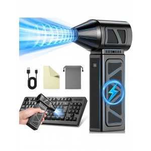 Mega Turbo Üfleyici Elektrikli Şiddetli Fan Hava Kompresör 130.000RPM Mangal Barbekü Fanı (5468)