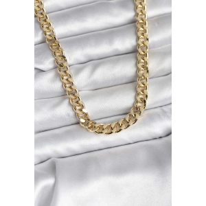 Mey İthalat® 14K Gold Renk Kaplama Kalın Zincir Model CM Kadın Kolye