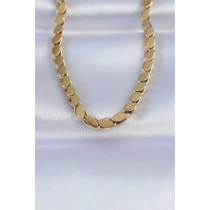 Mey İthalat® 316L Çelik Gold Renk Arpa Model Kolye