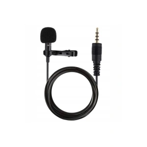 Mey İthalat®  3.5mm Jak 1.5 Metre Double Mikrofon - Siyah