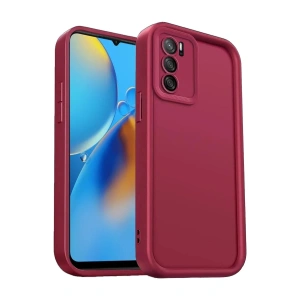 Mey İthalat®   A16 Kılıf Viera Silikon - Bordo