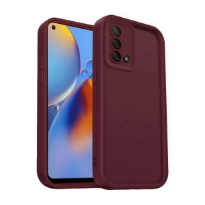 Mey İthalat®   A74 4G Kılıf Viera Silikon - Bordo