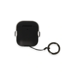 Mey İthalat®  Airpods 2 (2.nesil) Cool Kılıf - Siyah-Beyaz
