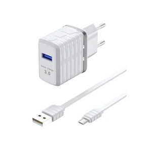 Mey İthalat®  C32Q 3.0 Quick Micro USB Seyahat Şarj Cihazı