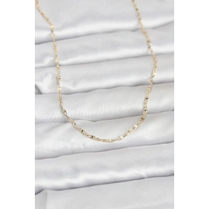 Mey İthalat® CM 14K Gold Renk Gemici Zincir Model 60 cm Kadın Kolye