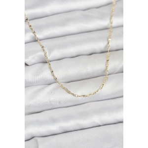 Mey İthalat® CM 14K Gold Renk Gemici Zincir Model 60 cm Kadın Kolye
