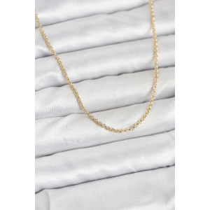 Mey İthalat® CM 14K Gold Renk Halka Model 60 cm Kadın Kolye