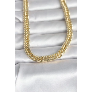 Mey İthalat® CM 14K Gold Renk Kalın Zincir Model 60 cm Kadın Kolye