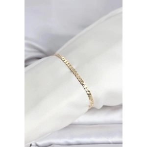 Mey İthalat® CM 14K Gold Renk Zincirli Model Kadın Bileklik