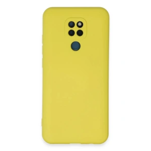 Mey İthalat® General Mobile GM 20 Kılıf Nano içi Kadife Silikon - Sarı