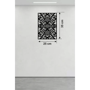 Mey İthalat® Gotham Temalı Ahşap Duvar Saati - 25x35 cm Lazer Kesim Dekoratif Saat