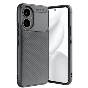 Mey İthalat®  Honor 400 Kılıf Auto Focus Karbon Kapak - Gri