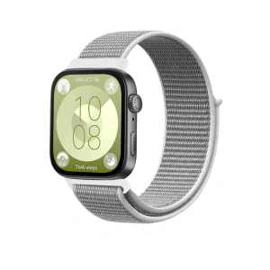 Mey İthalat®  Huawei Fit 4 Hasırlı Cırtcırtlı Kordon - Beyaz