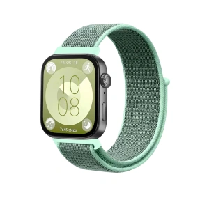 Mey İthalat®  Huawei Fit 4 Hasırlı Cırtcırtlı Kordon - Turkuaz