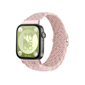 Mey İthalat®  Huawei Fit 4 Star Kordon - Benekli Pudra