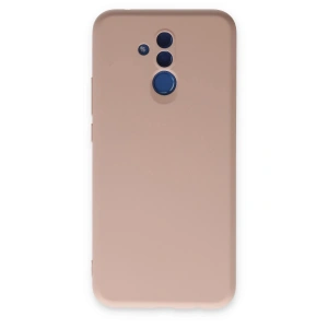 Mey İthalat® Huawei Mate 20 Lite Kılıf Nano içi Kadife Silikon - Pudra