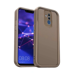 Mey İthalat®  Huawei Mate 20 Lite Kılıf Viera Silikon - Kahverengi