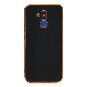 Mey İthalat®  Huawei Mate 20 Lite Kılıf Volet Silikon - Siyah