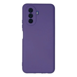 Mey İthalat®  Huawei Nova Y70 Kılıf Nano içi Kadife Silikon - Mor