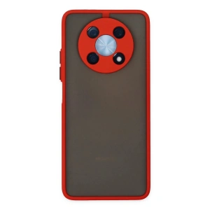 Mey İthalat®  Huawei Nova Y90 Kılıf Montreal Silikon Kapak - Kırmızı