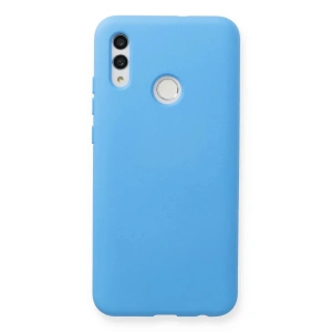 Mey İthalat®  Huawei P Smart 2019 Kılıf Nano içi Kadife Silikon - Mavi