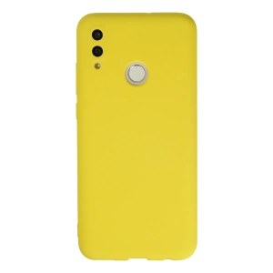 Mey İthalat®  Huawei P Smart 2019 Kılıf Nano içi Kadife Silikon - Sarı
