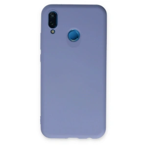Mey İthalat®  Huawei P20 Lite Kılıf Nano içi Kadife Silikon - Lila