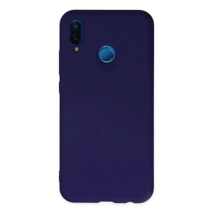 Mey İthalat®  Huawei P20 Lite Kılıf Nano içi Kadife Silikon - Mor